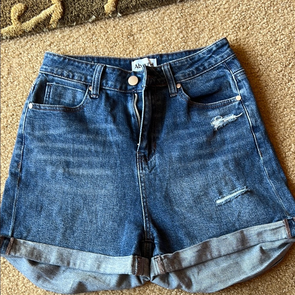 Women's Blue Denim Shorts